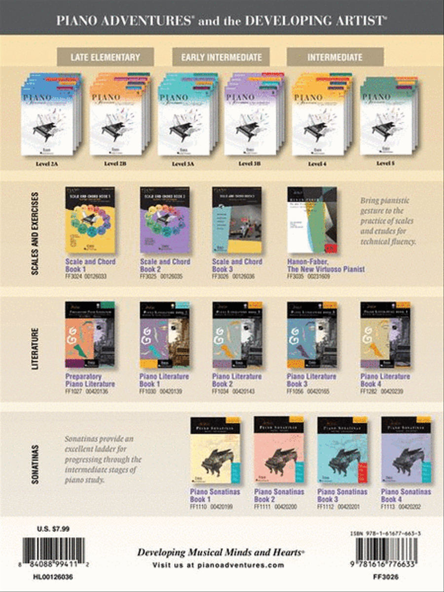 Piano Adventures Scale and Chord Book 3 Piano Method scores gallery preview page 9