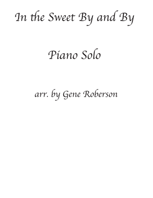Book cover for In The Sweet By and By Piano Solo