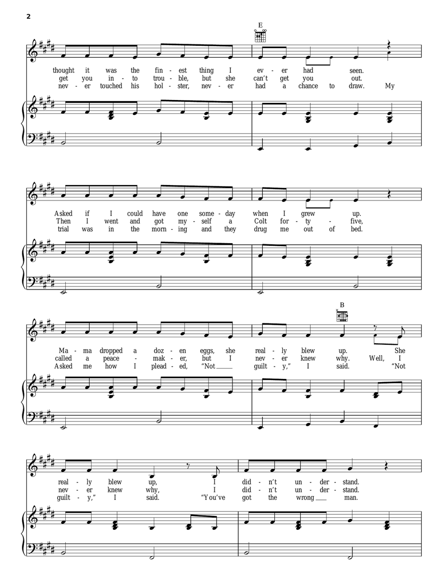 The Devil's Right Hand The Devil's Right Hand Acoustic Guitar scores gallery preview page 2