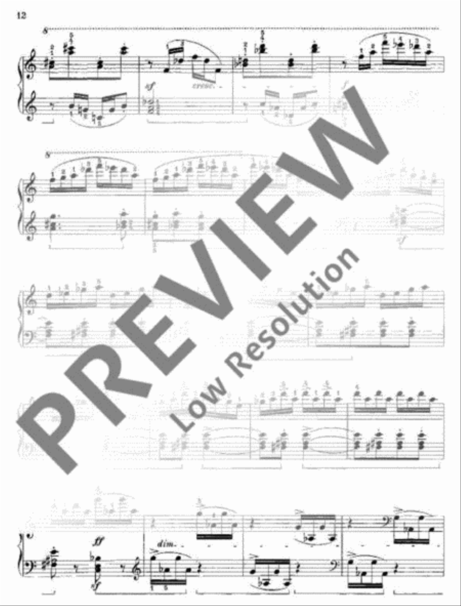 Burlesken Piano Solo scores gallery preview page 13
