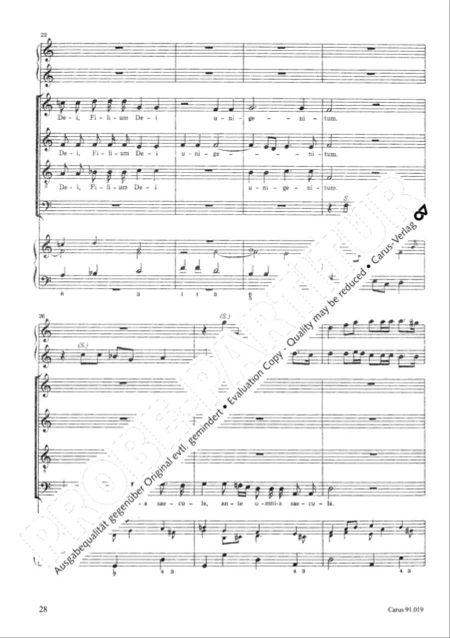 Non sine quare 4-Part scores gallery preview page 31
