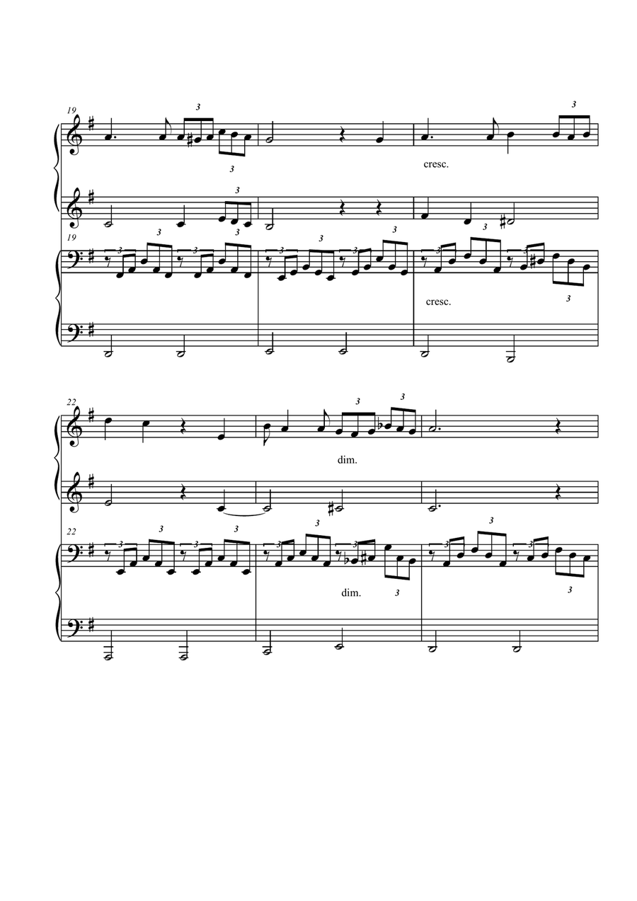 Ave Maria. Piano 4 hands Ave Maria. Piano 4 hands Easy Piano scores gallery preview page 4