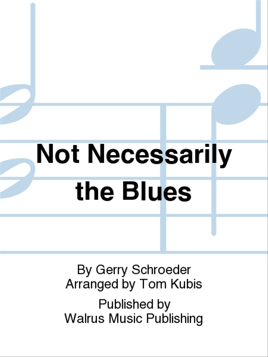 Not Necessarily the Blues Big Band scores gallery preview page 1