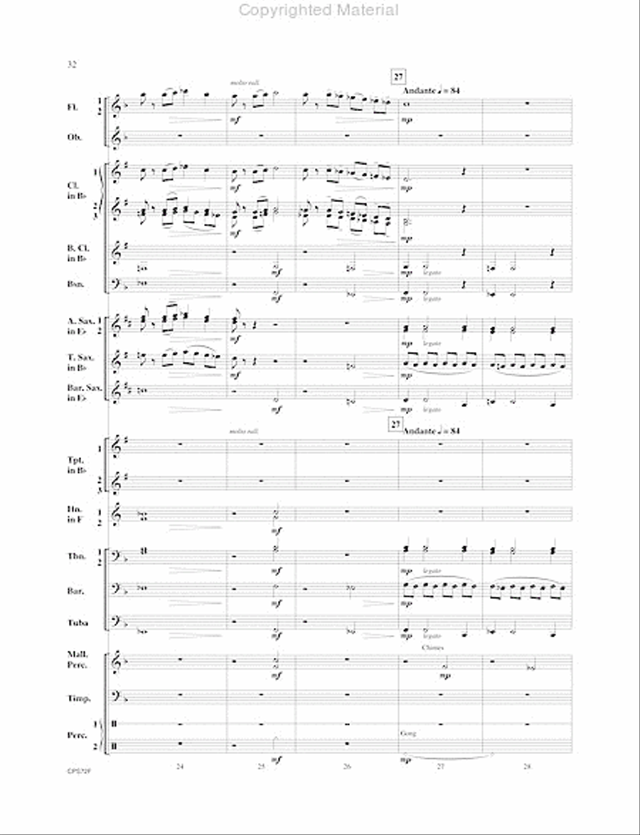Trilogy Trilogy Concert Band scores gallery preview page 33