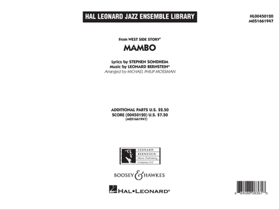 Mambo (from “west Side Story”) - Jazz Ensemble Full Score Jazz Ensemble scores gallery preview page 1