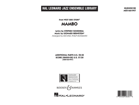 Mambo (from “west Side Story”) - Jazz Ensemble Full Score