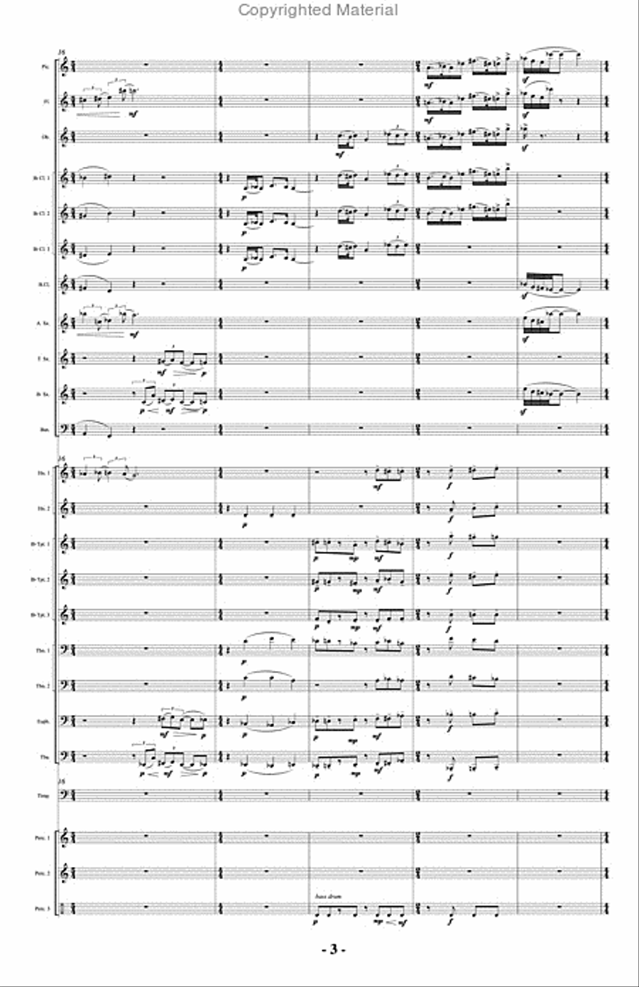 In Love's Autumn Concert Band scores gallery preview page 4