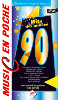 Book cover for Music en poche les Années 90