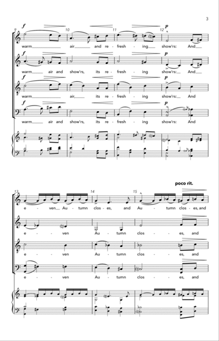 Summer Is Gone Summer Is Gone 4-Part scores gallery preview page 2