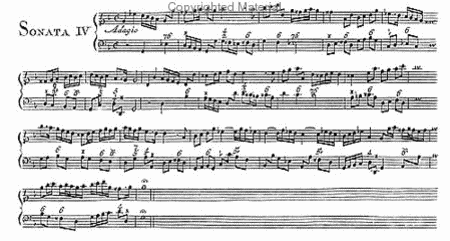 Sonate da chiesa a violino solo e violoncello o basso continuo - Opera quarta