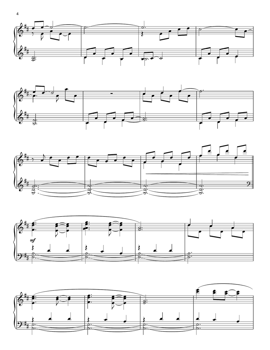 Golden Golden Piano Solo scores gallery preview page 4
