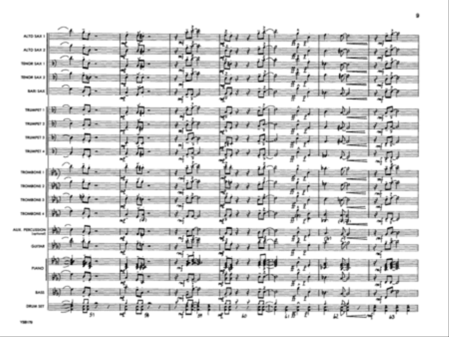 Just a Little Off the Top Jazz Ensemble scores gallery preview page 9