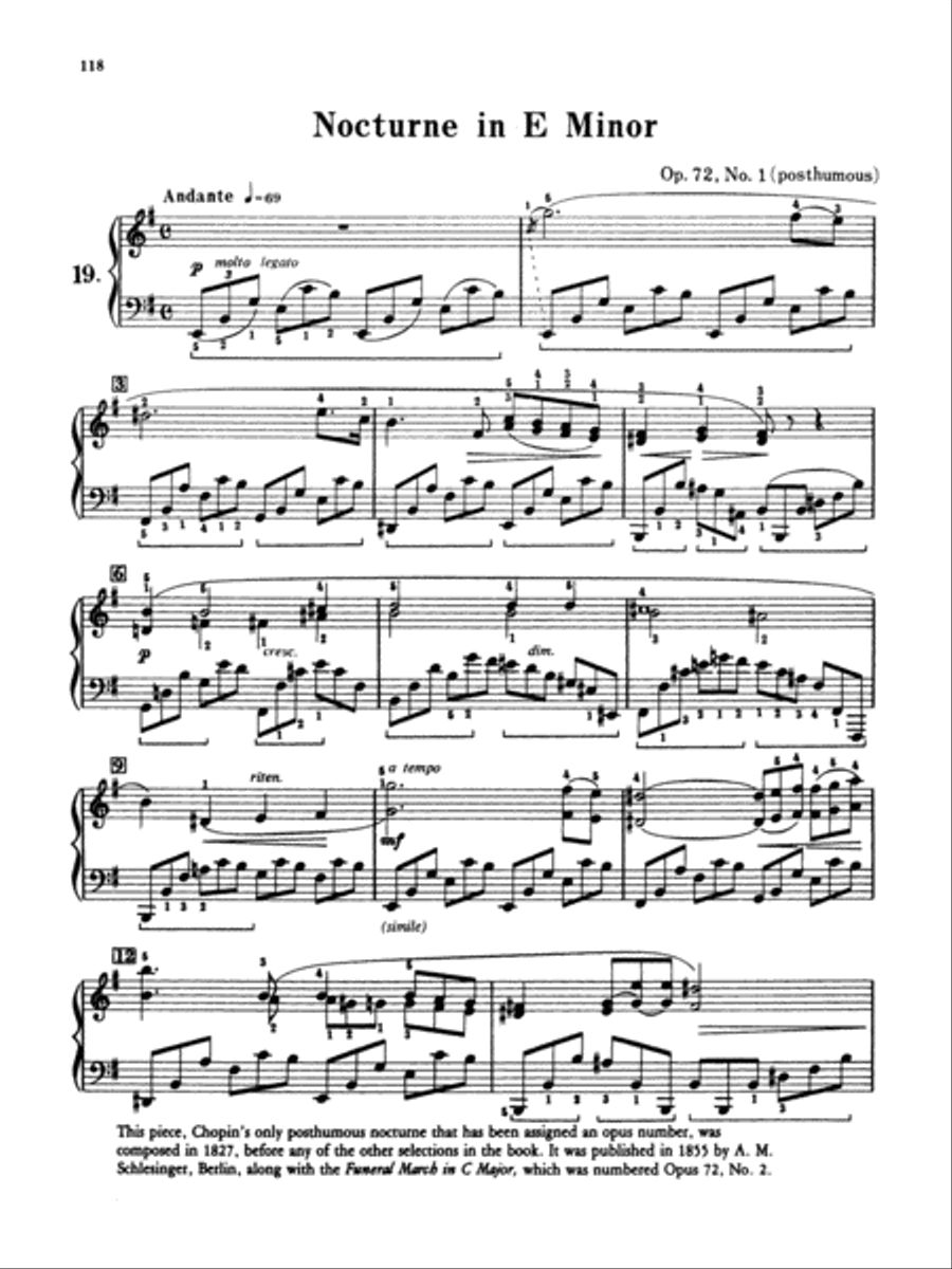 Chopin -- 19 Nocturnes Piano Solo scores gallery preview page 11