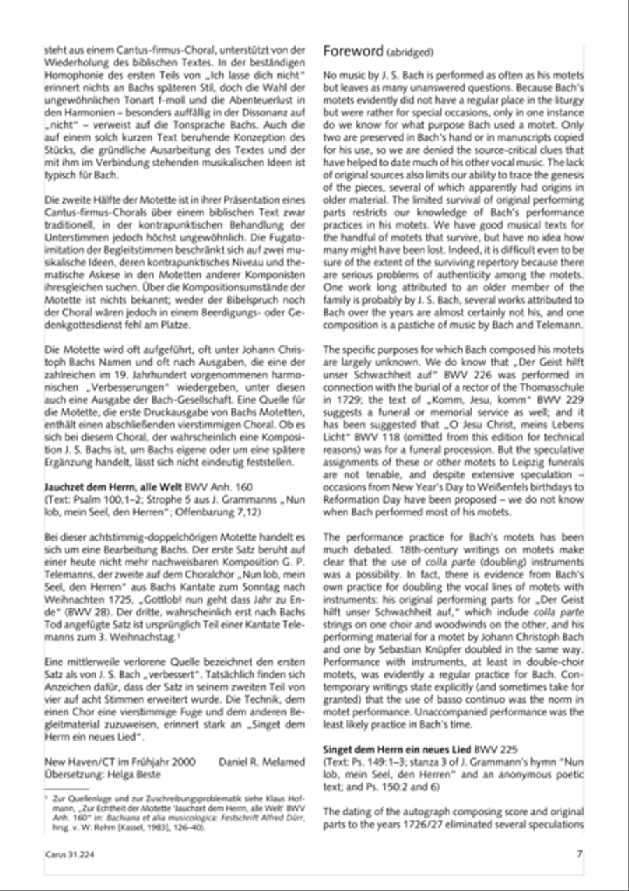 The Complete Motets (Samtliche Motetten) Choir scores gallery preview page 8