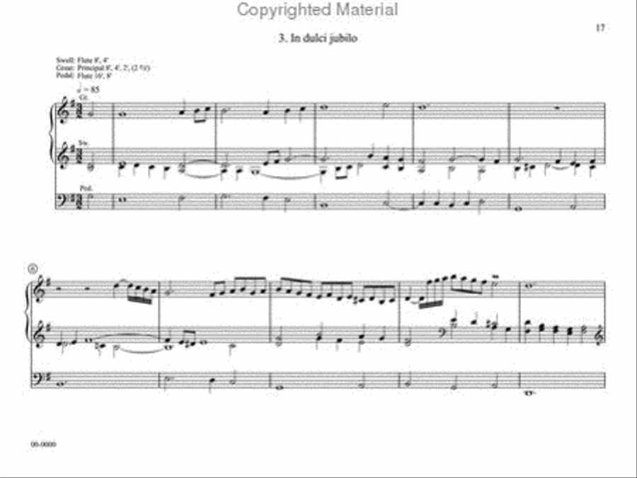 Chorale Preludes of Dietrich Buxtehude Organ scores gallery preview page 4
