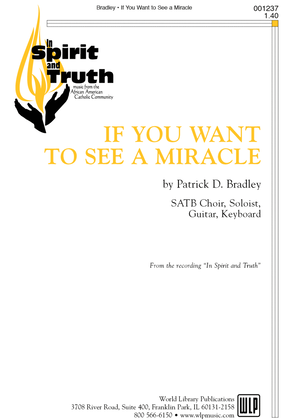 Book cover for If You Want to See a Miracle
