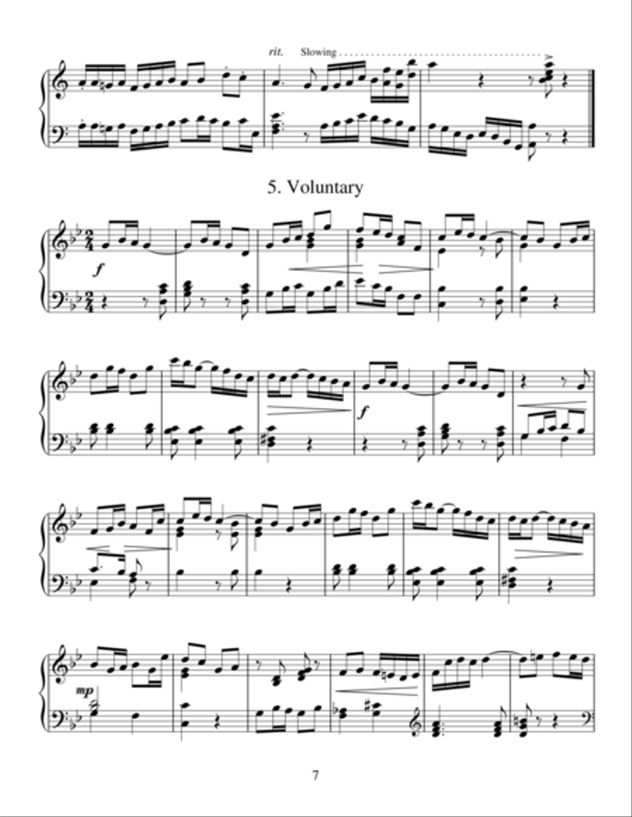 Village Suite Organ scores gallery preview page 5