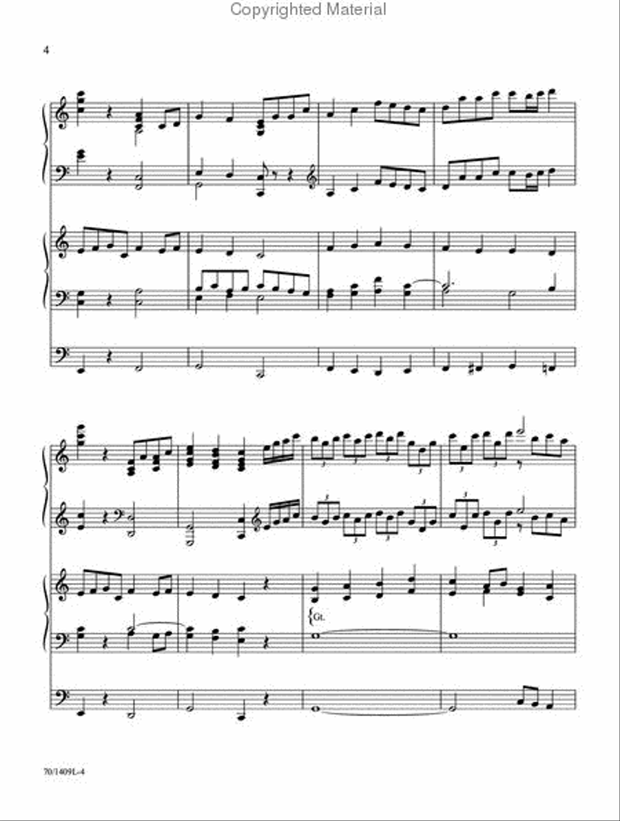 Christ Victorious! Organ scores gallery preview page 3