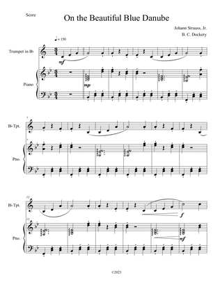 The Blue Danube (Trumpet Solo with Piano Accompaniment)