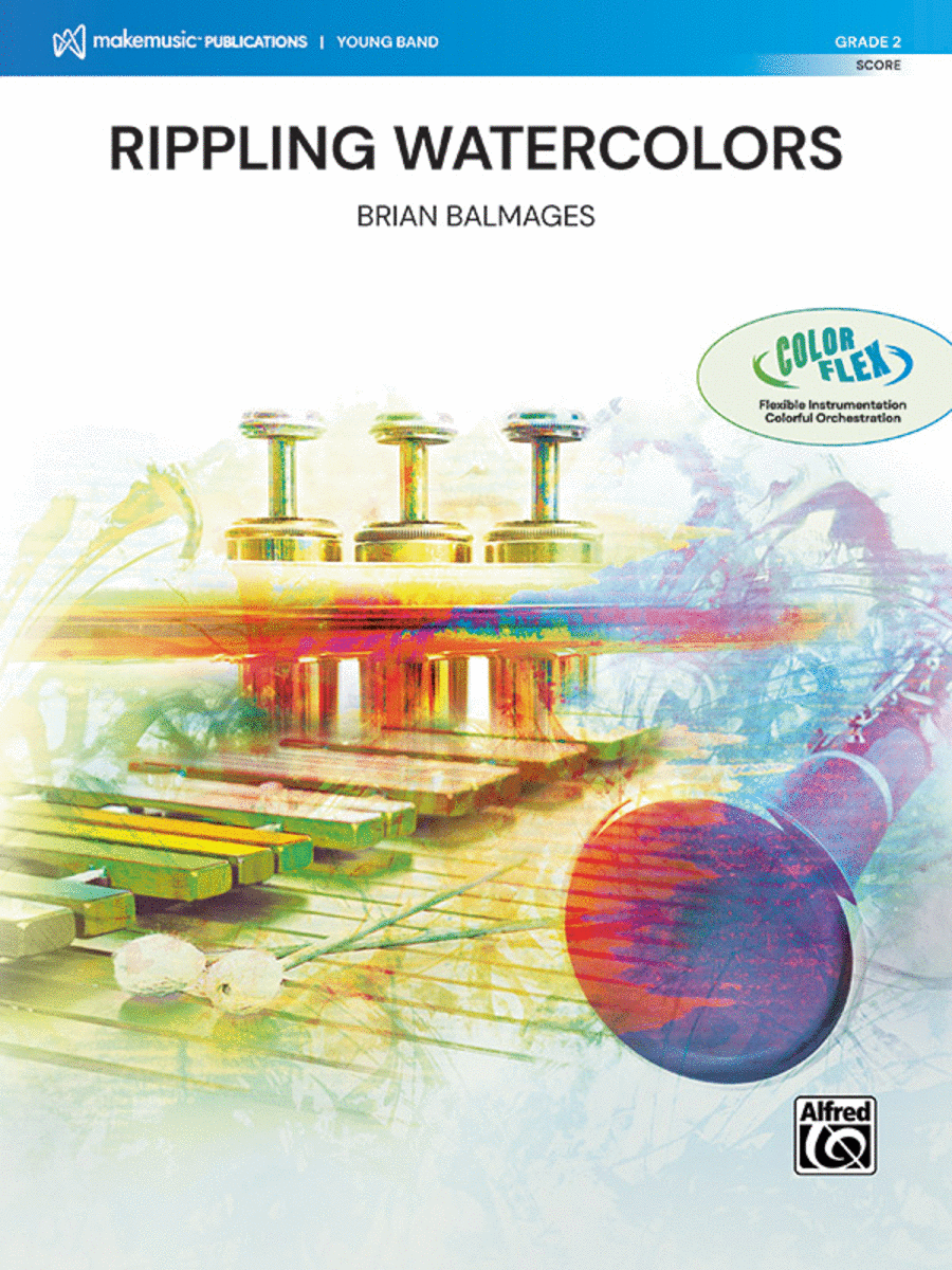 Rippling Watercolors Concert Band scores gallery preview page 1