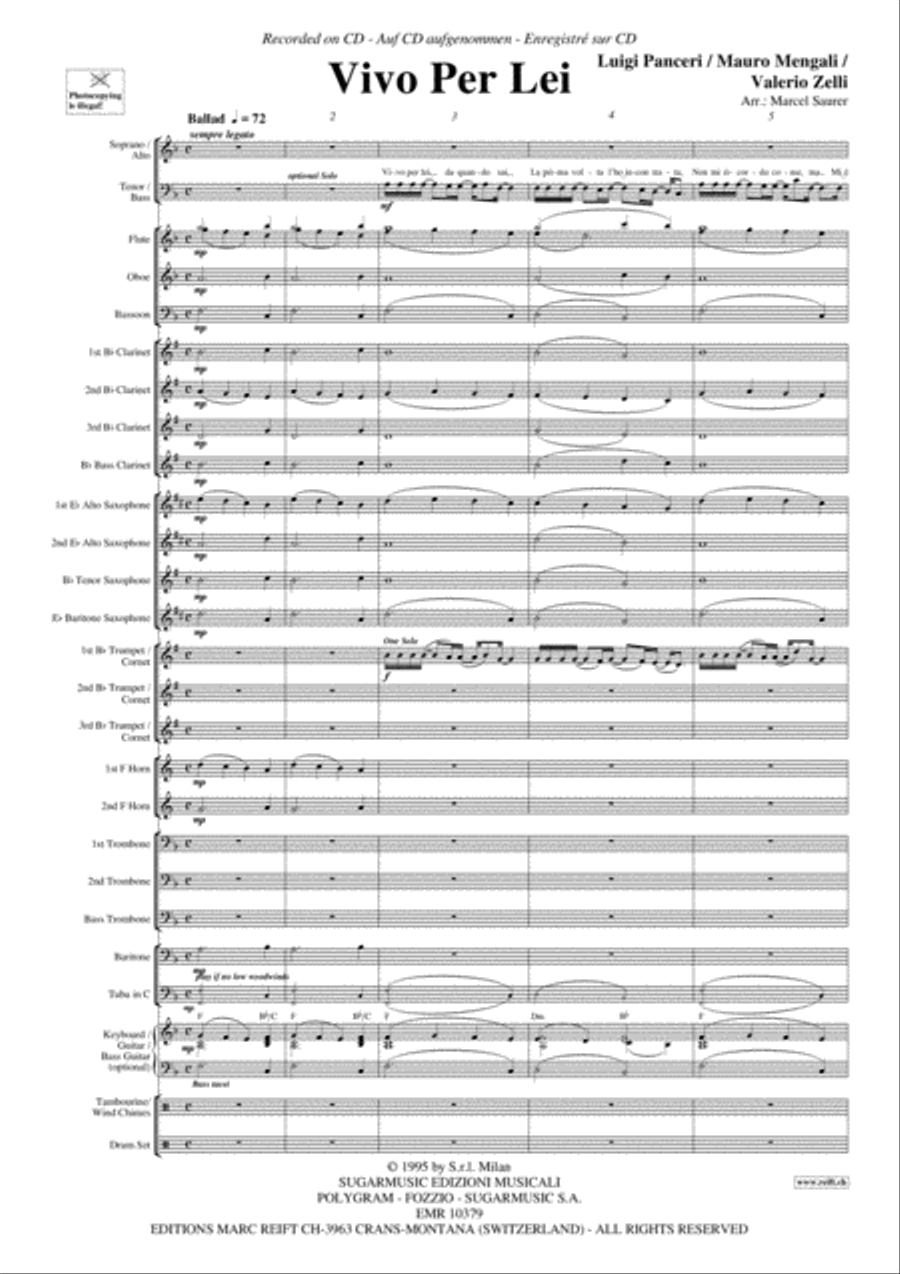 Vivo Per Lei Vivo Per Lei 4-Part scores gallery preview page 4