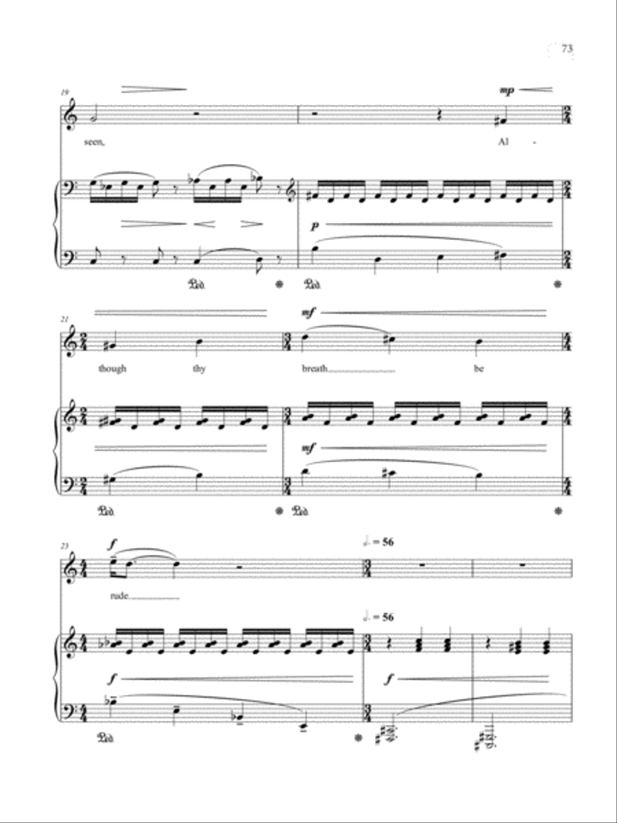Blow, blow, thou winter wind Voice Solo scores gallery preview page 5