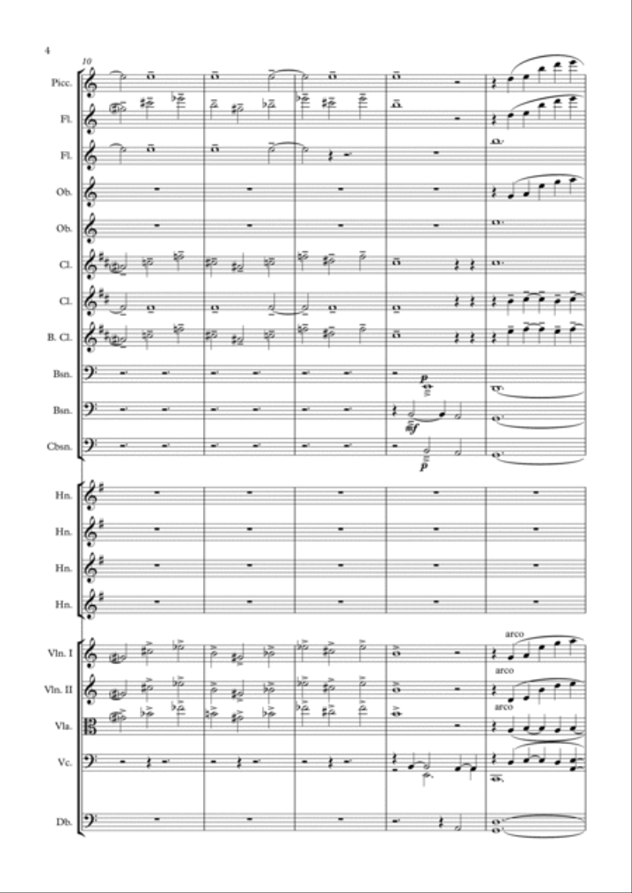 Submerged Cathedral (pd) Full Orchestra scores gallery preview page 4