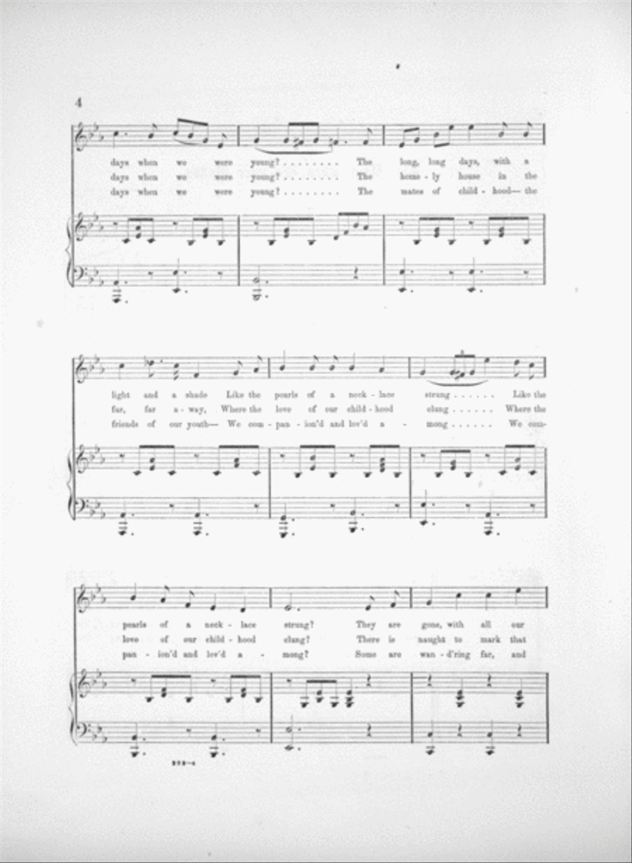 The Days When We Were Young Voice scores gallery preview page 3