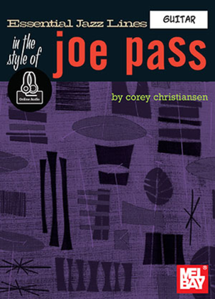 Book cover for Essential Jazz Lines: In the Style of Joe Pass - Guitar Edition
