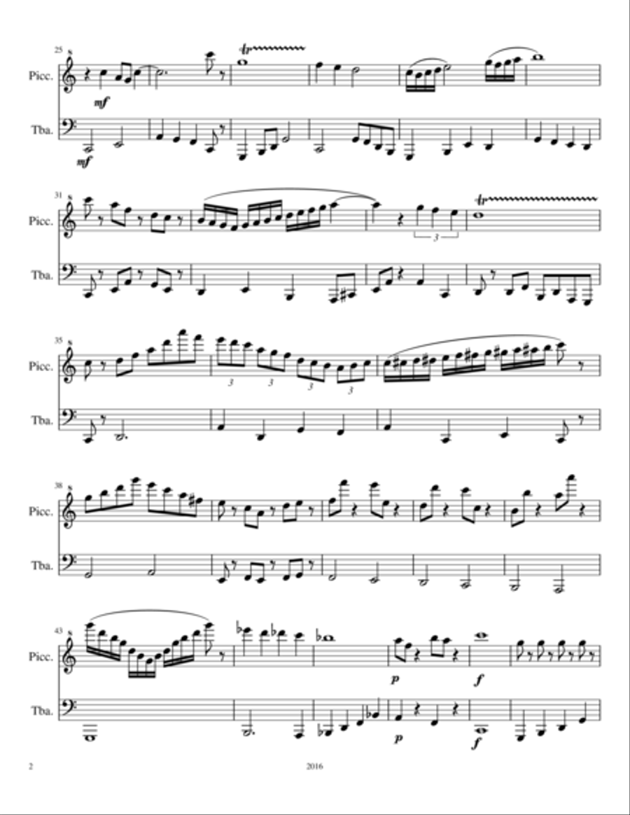 The Ant and the Elephant: The Sequel Small Ensemble scores gallery preview page 2