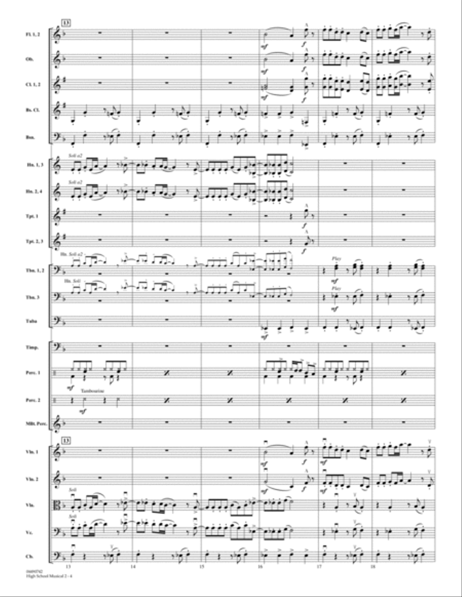 High School Musical 2 - Full Score Full Orchestra scores gallery preview page 4