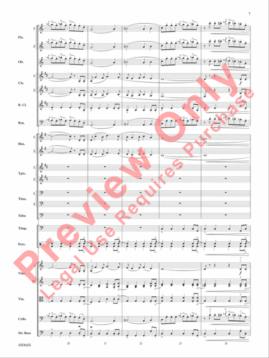 Blue Tango Full Orchestra scores gallery preview page 8