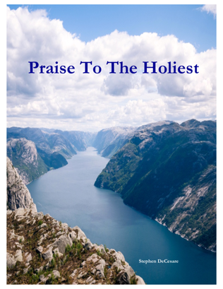 Book cover for Praise To The Holiest