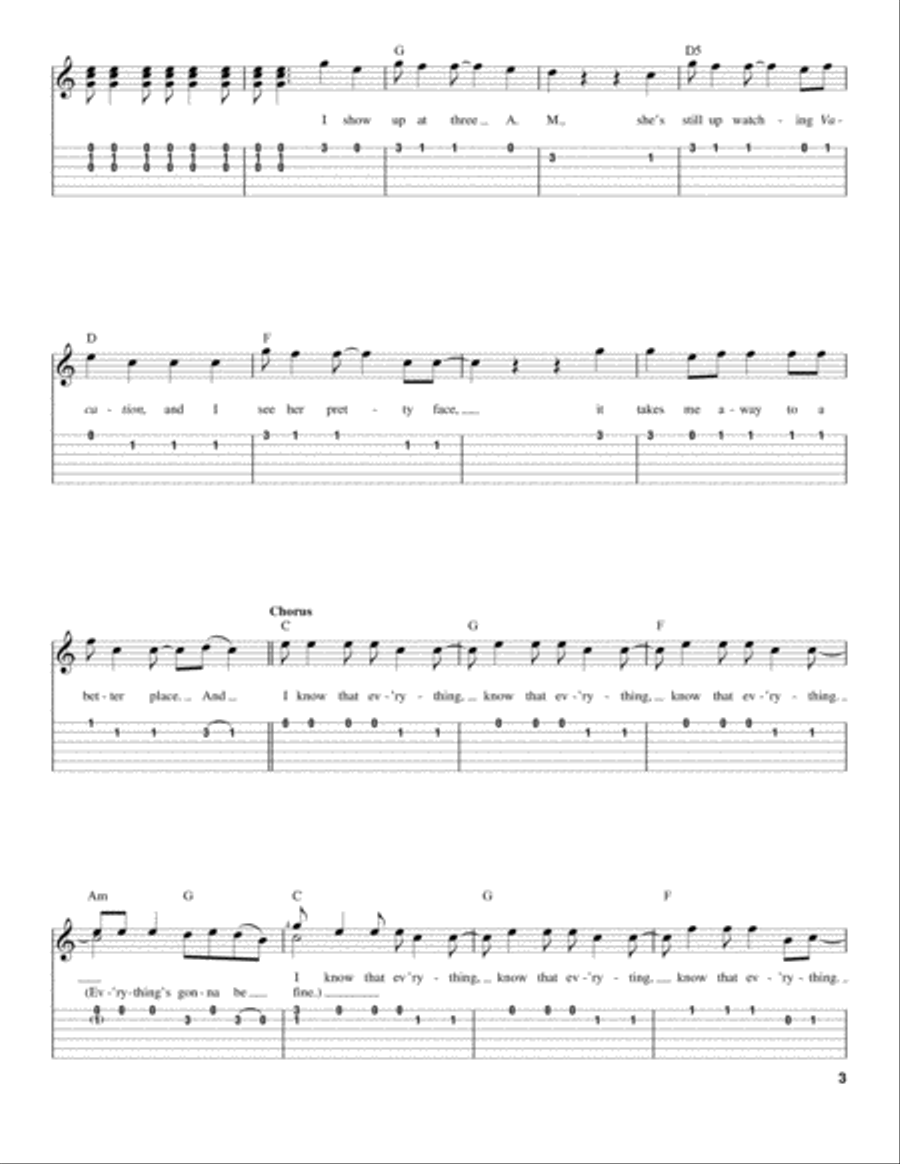 Josie Josie Acoustic Guitar scores gallery preview page 3