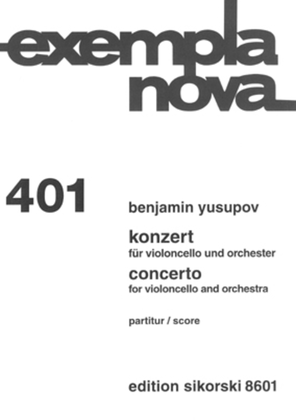 Book cover for Concerto For Cello & Orchestra Study Score