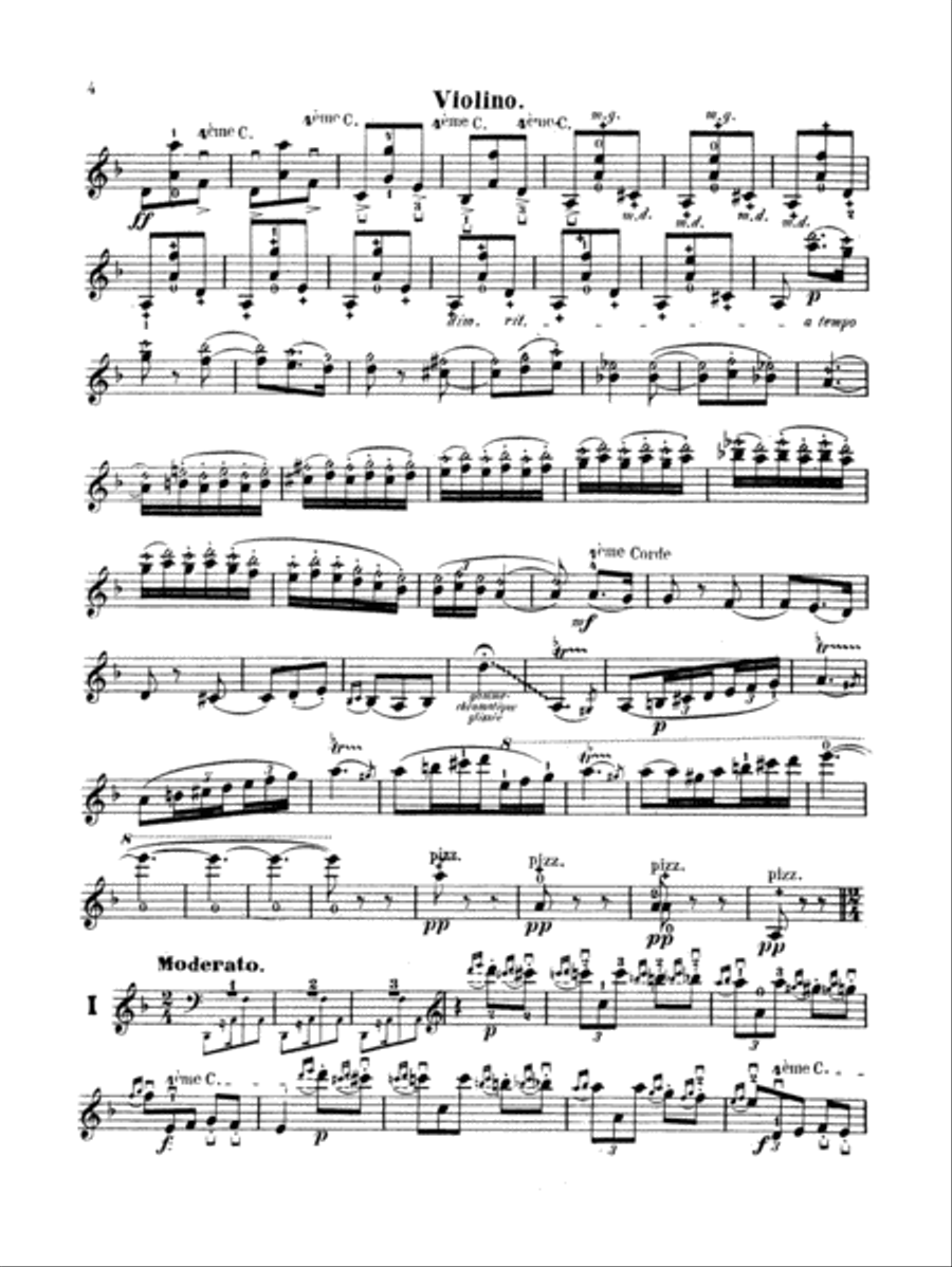 Sarasate: Carmen Fantasy, Op. 25 Violin scores gallery preview page 4