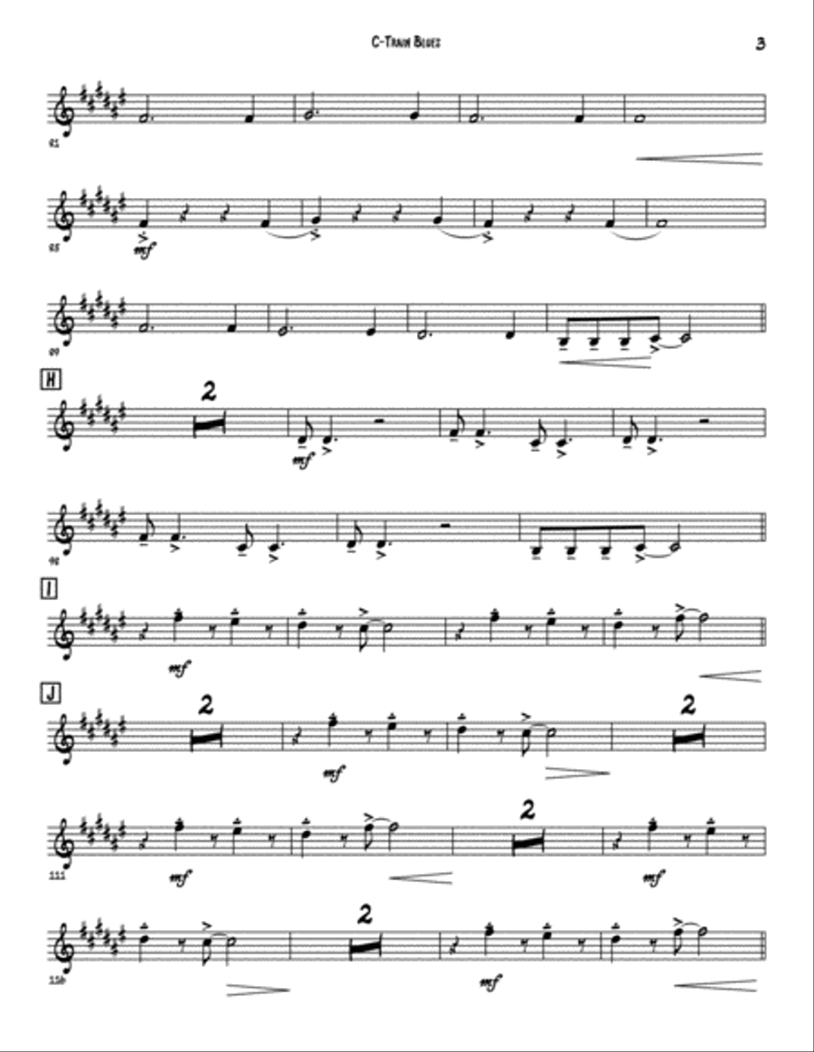 Crazy Train Large Ensemble scores gallery preview page 6