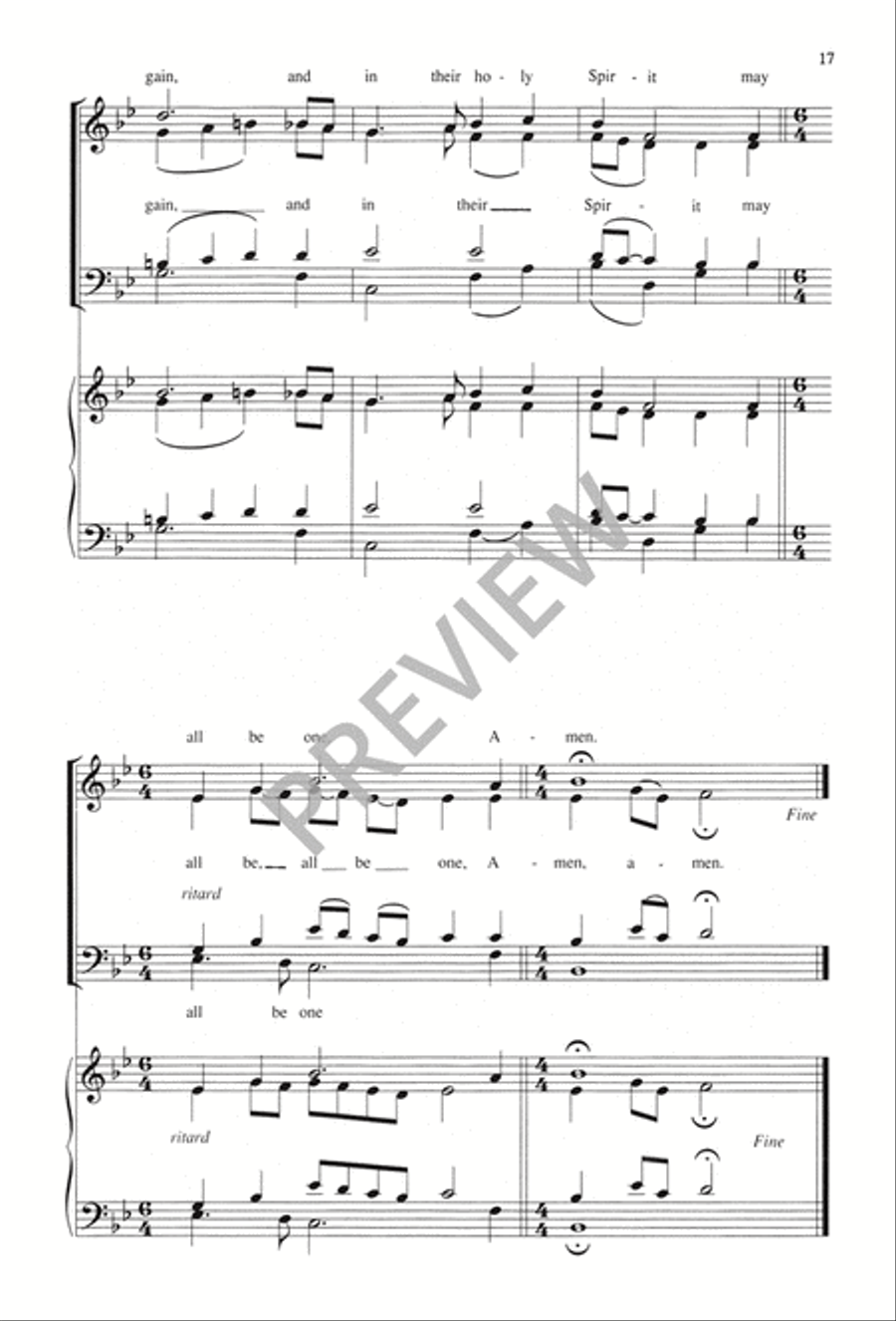 Hymn of Thanksgiving 4-Part scores gallery preview page 18