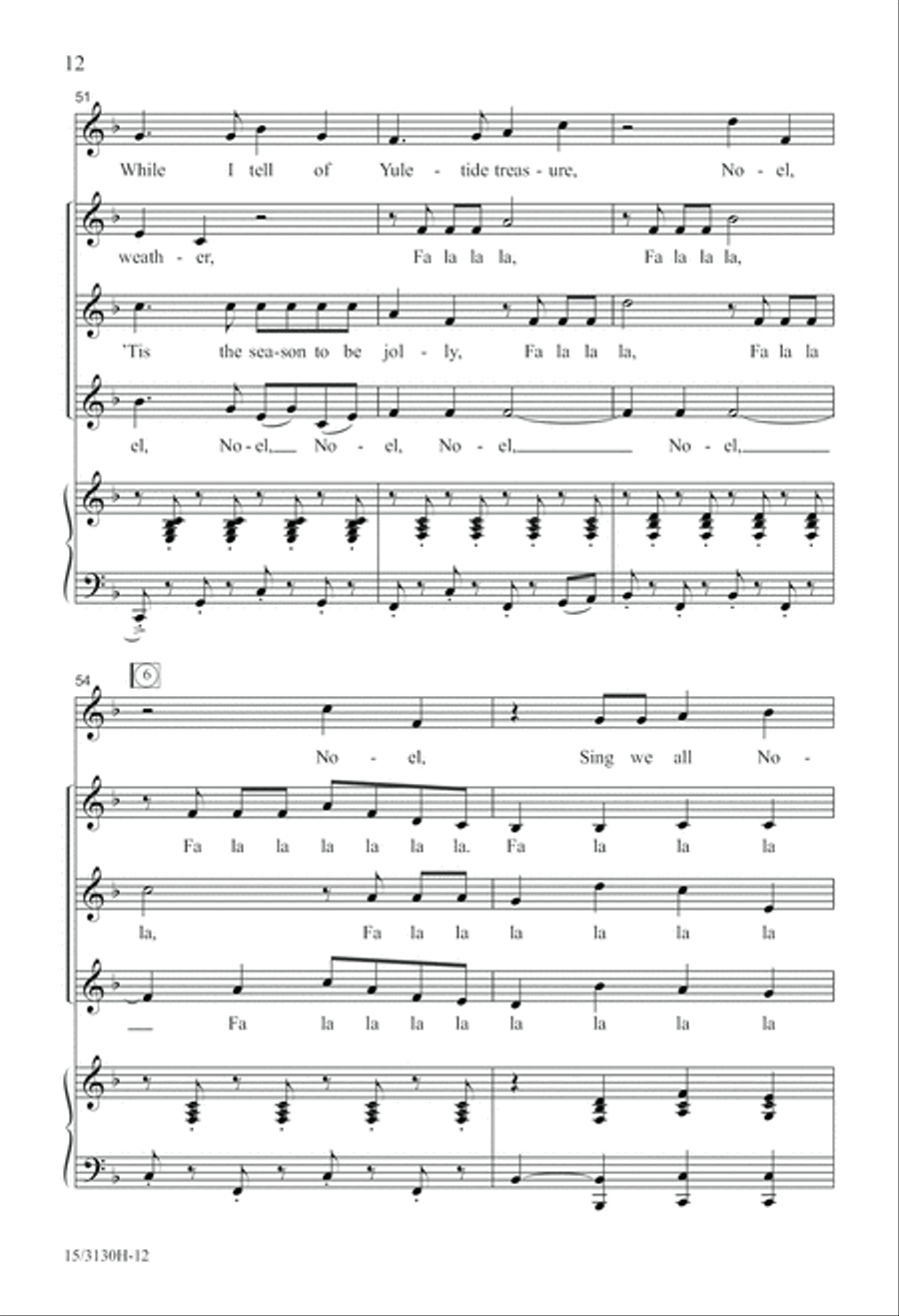 Wolfgang's Christmas Canon SSA scores gallery preview page 12