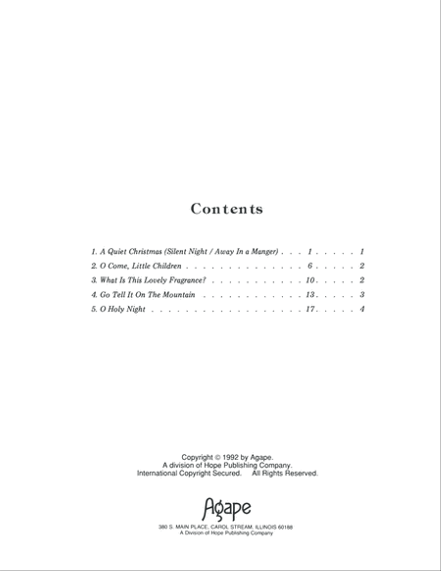 Five Duets for Christmas Percussion scores gallery preview page 2