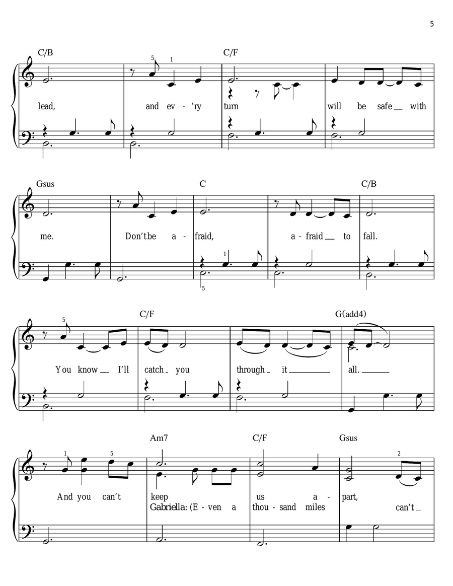 Can I Have This Dance Easy Piano scores gallery preview page 5