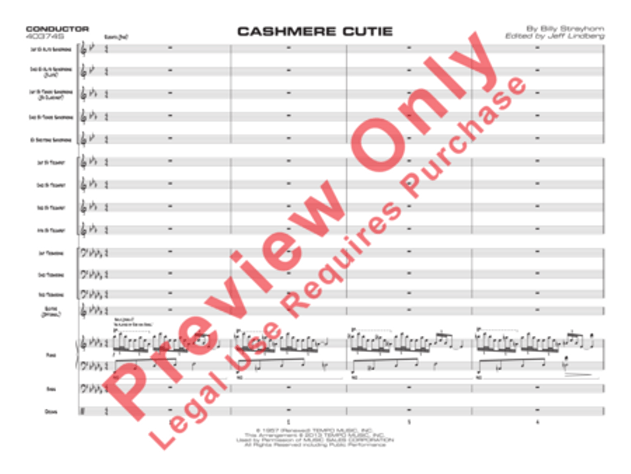 Cashmere Cutie Jazz Ensemble scores gallery preview page 2