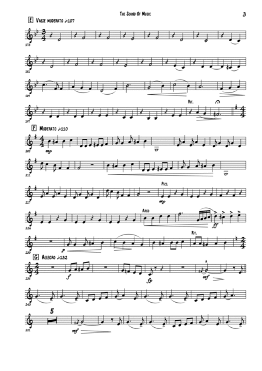 The Sound Of Music String Quartet scores gallery preview page 3