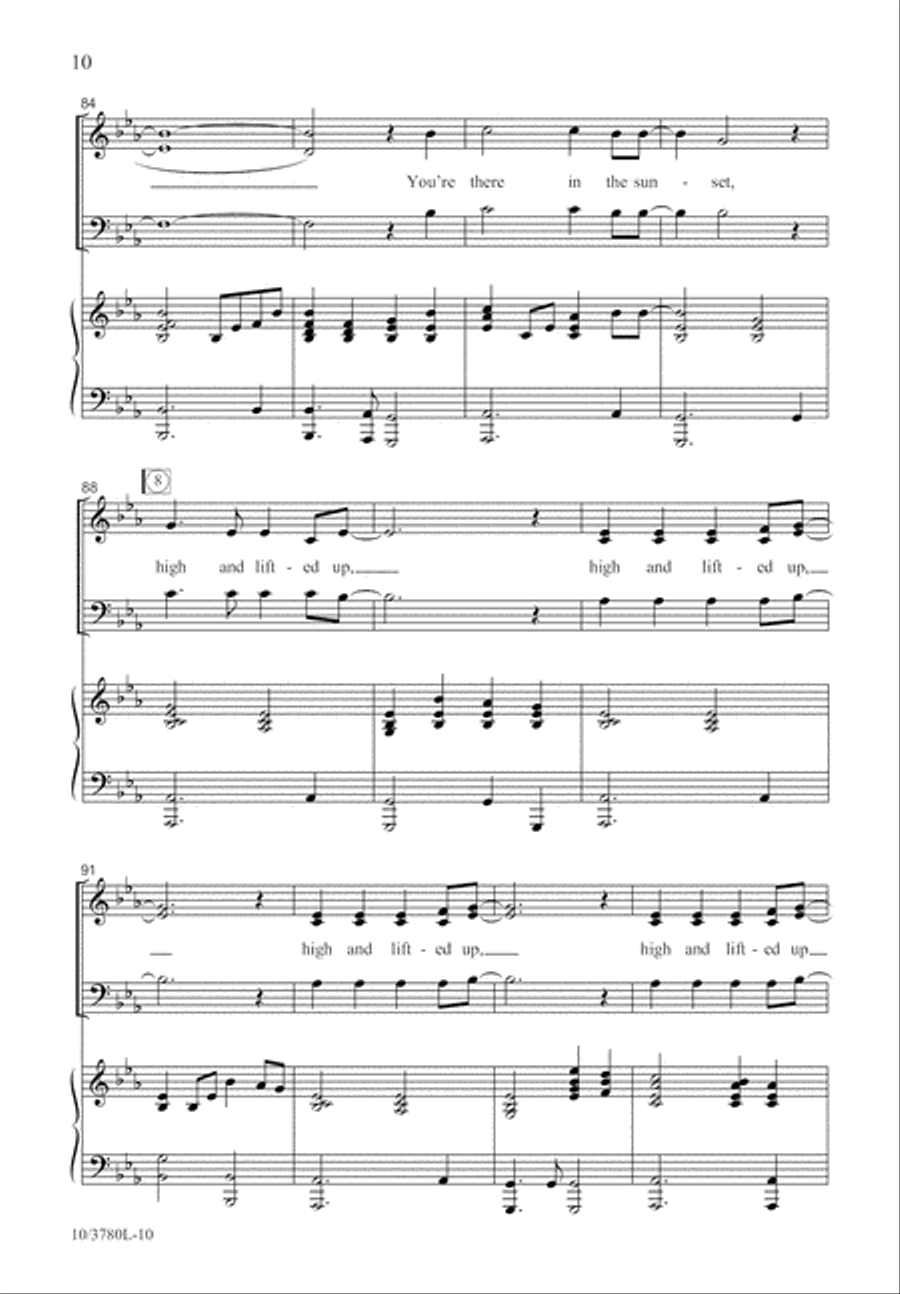 High and Lifted Up High and Lifted Up 3-Part scores gallery preview page 11