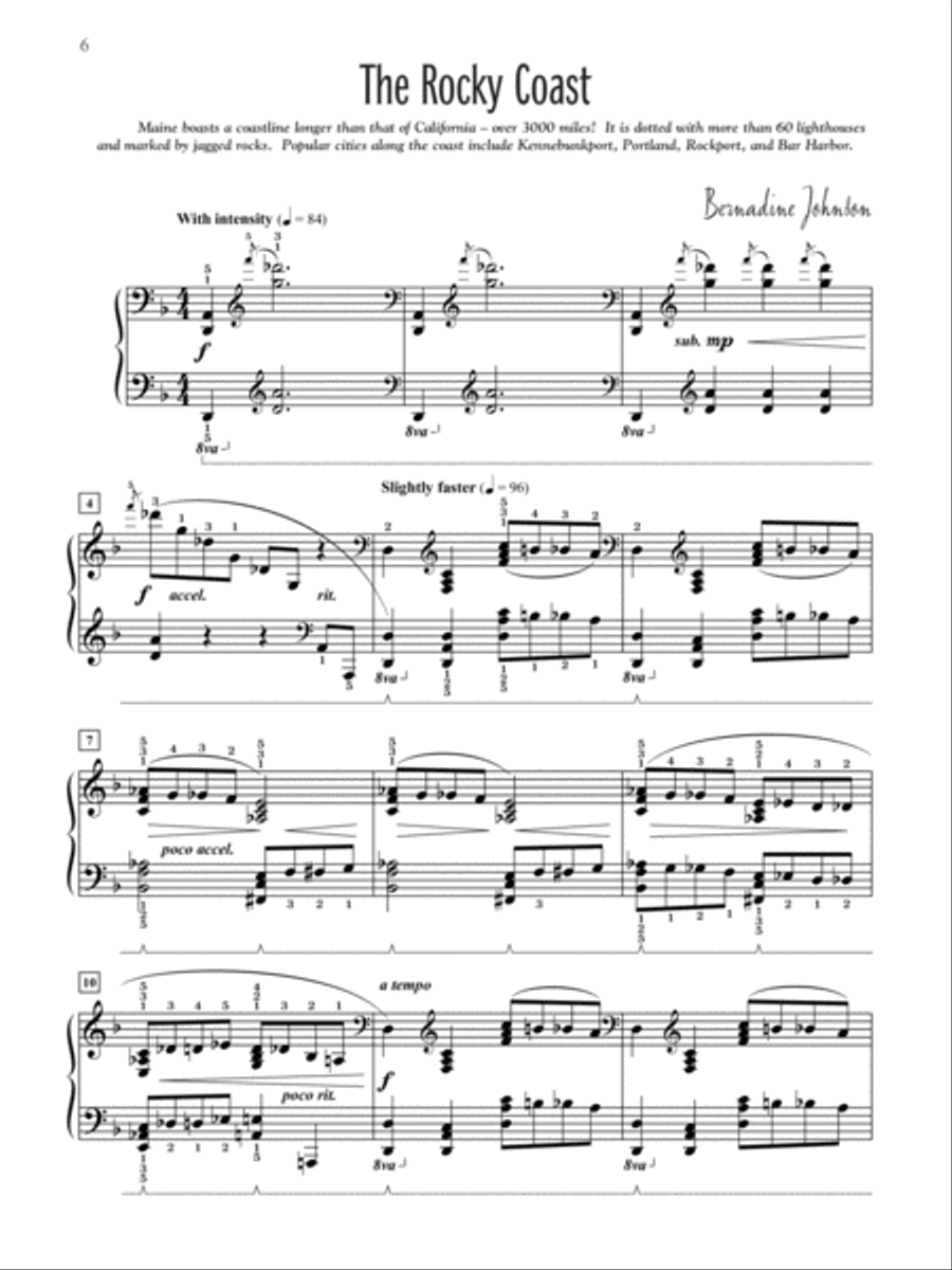 Magnificent Maine Piano Solo scores gallery preview page 3