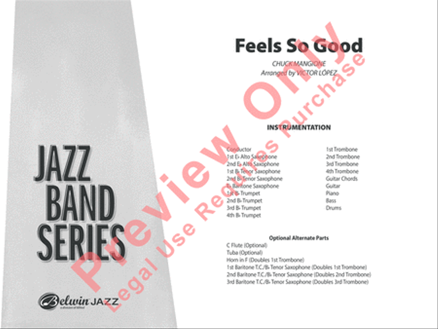 Feels So Good Feels So Good Jazz Ensemble scores gallery preview page 2