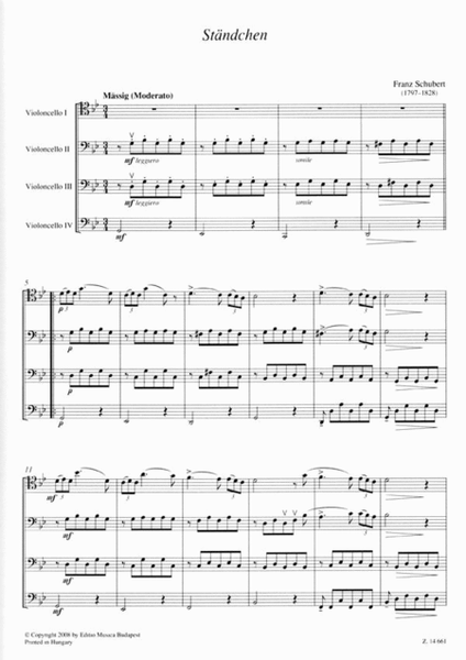 Chamber Music for/ Kammermusik für Violoncelli 9