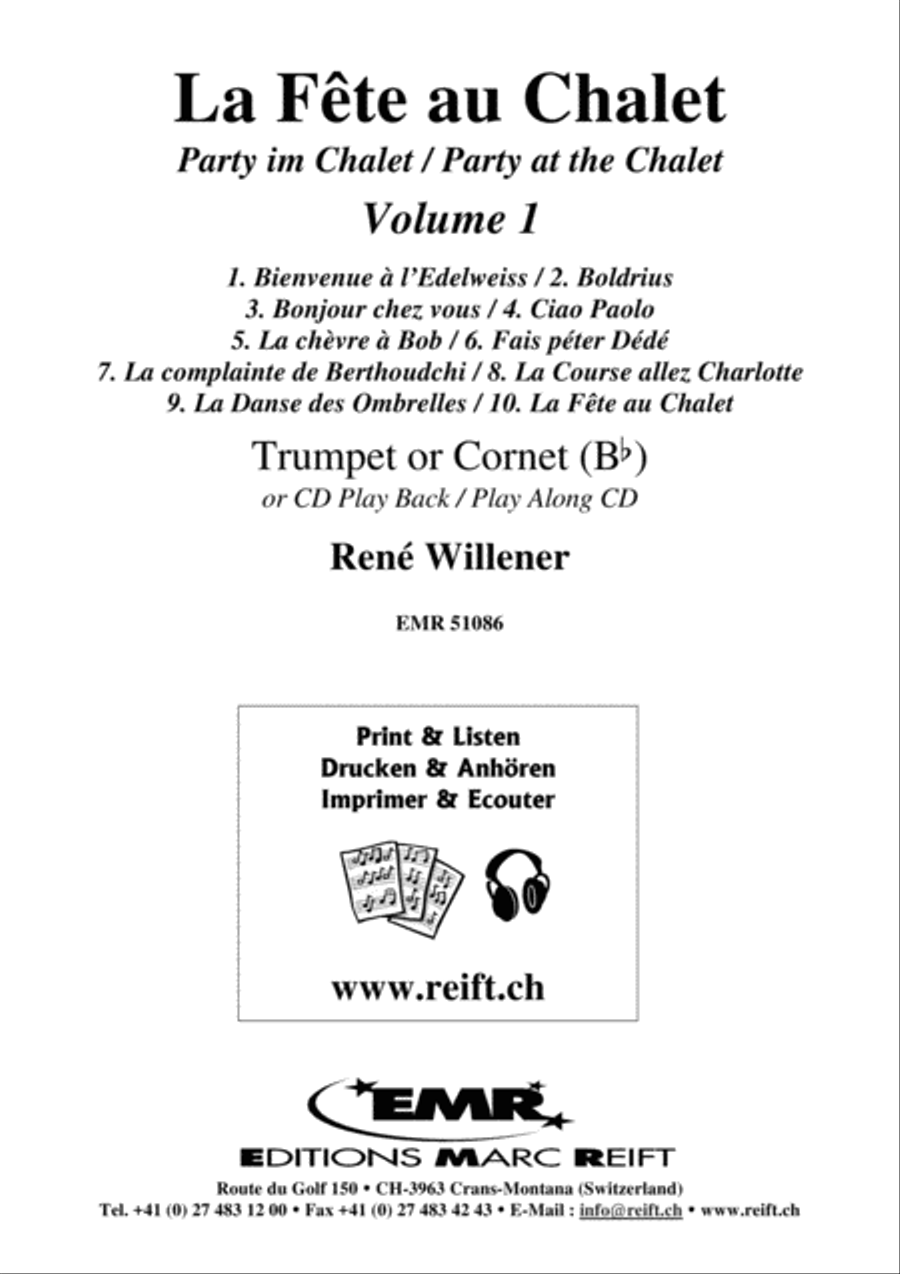 La Fete au Chalet Volume 1 Cornet scores gallery preview page 2