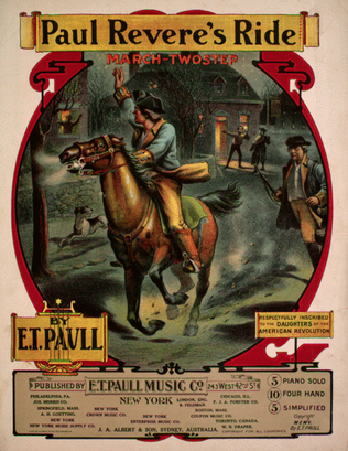 Book cover for Paul Revere's Ride