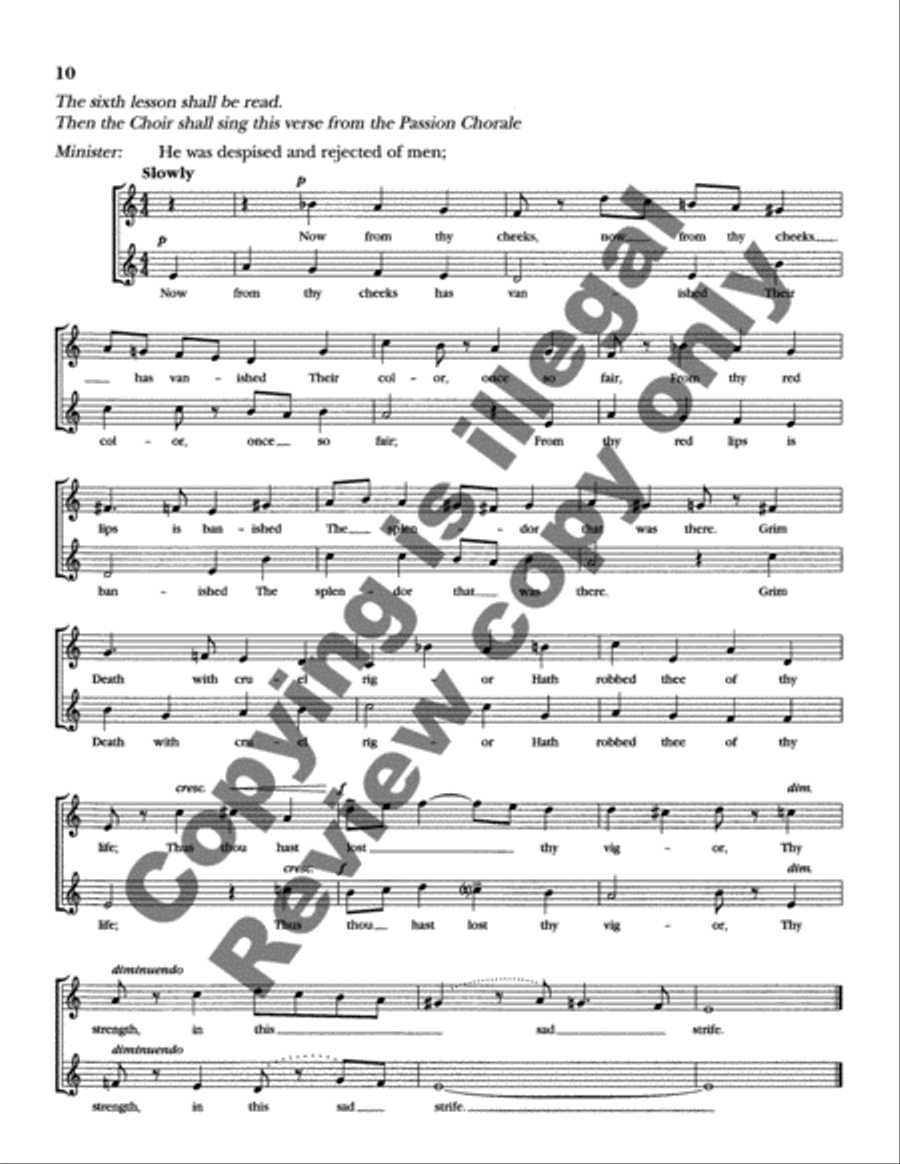 Responses for the Office of Tenebrae Voice scores gallery preview page 12